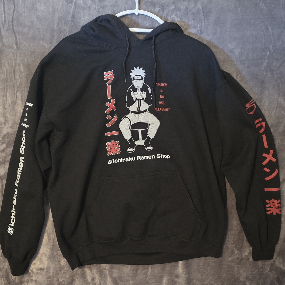 Black Ichiraku Ramen Shop Hoodie (Size L)